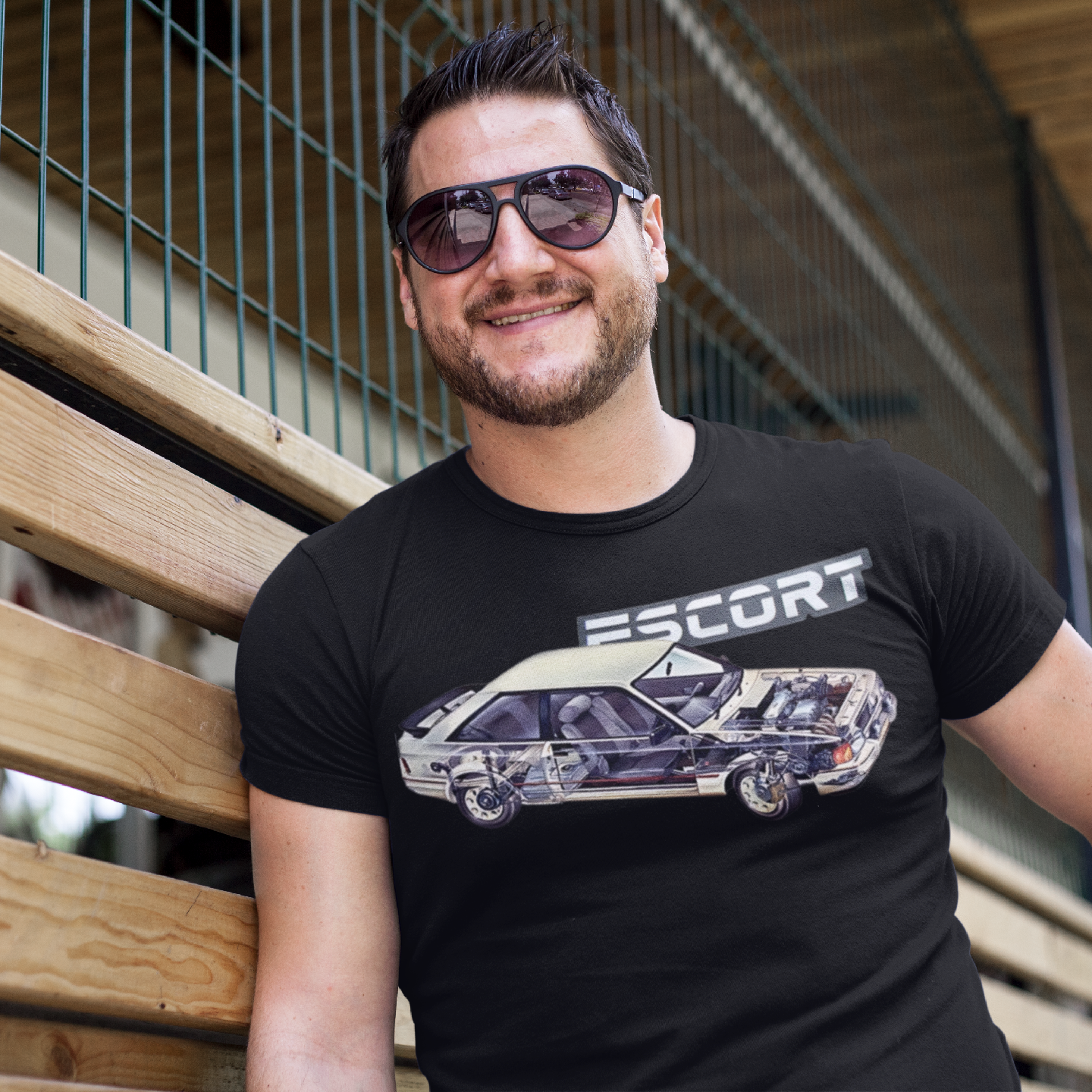 Camiseta Escort Raio-X