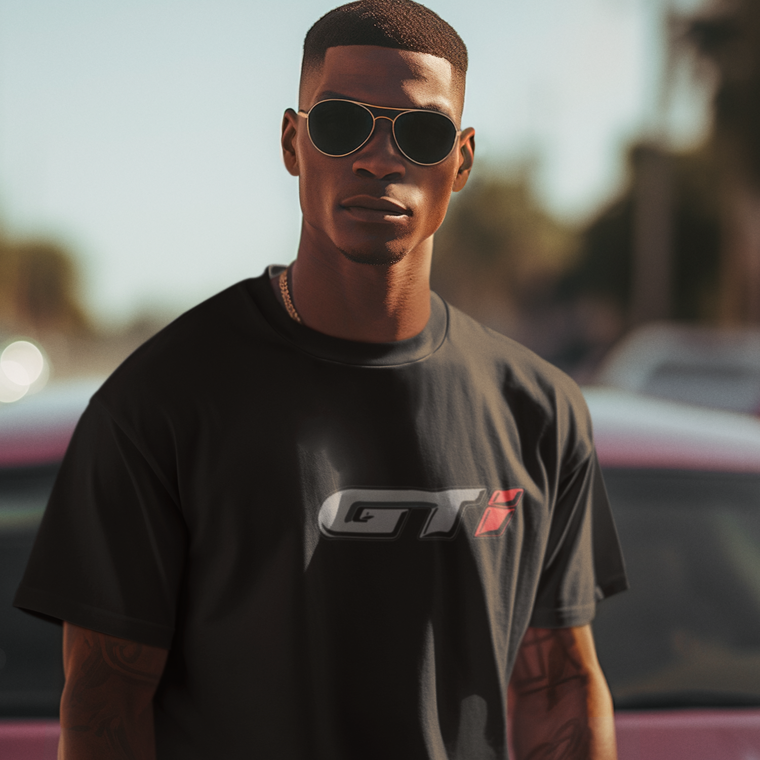 Camiseta com Emblema GTi