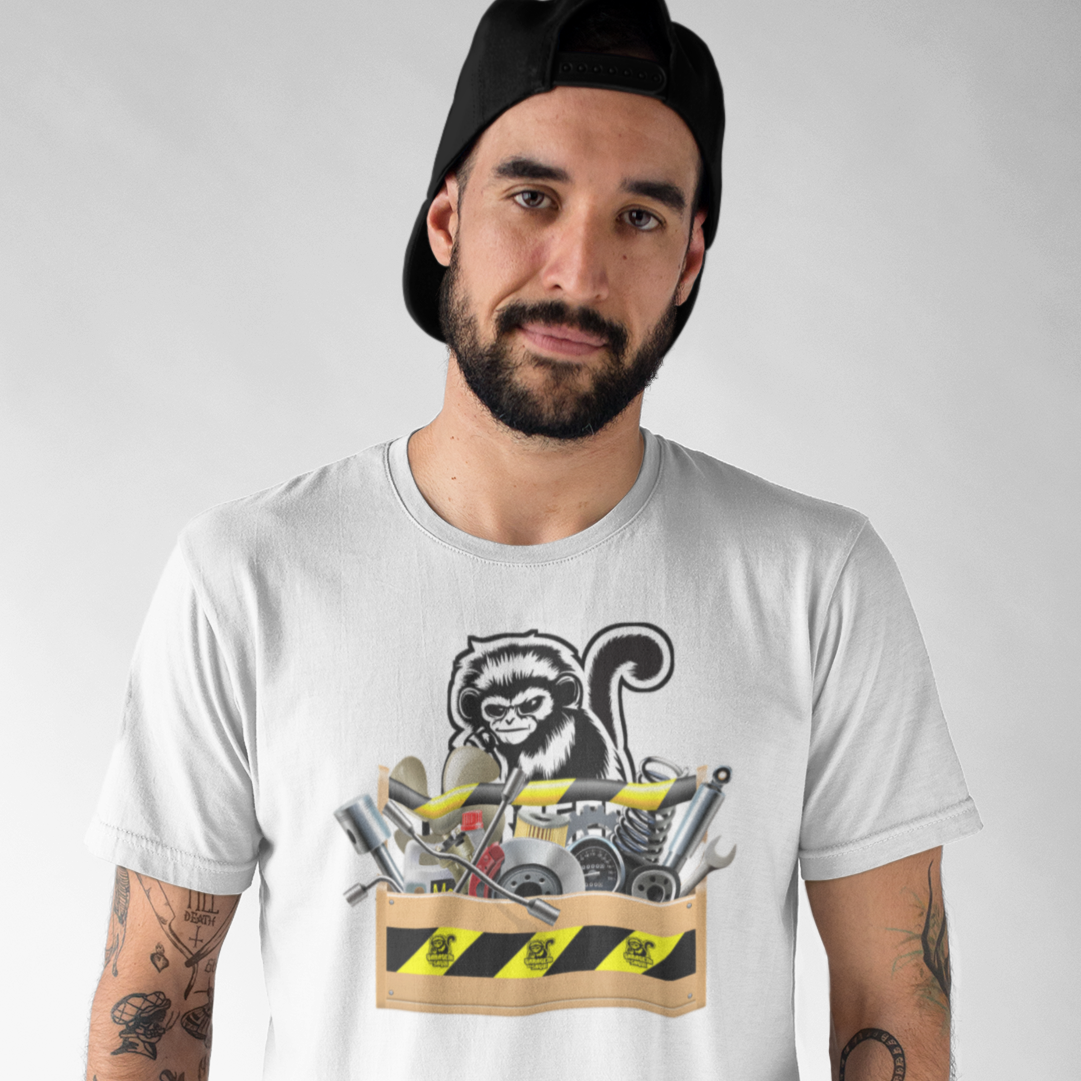Camiseta Caixa de Ferramentas Garagem do Sagui
