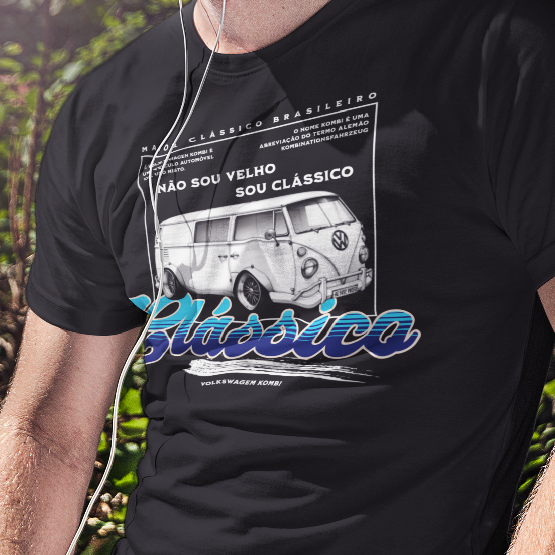 Camiseta Kombi Sou Clásico (e)