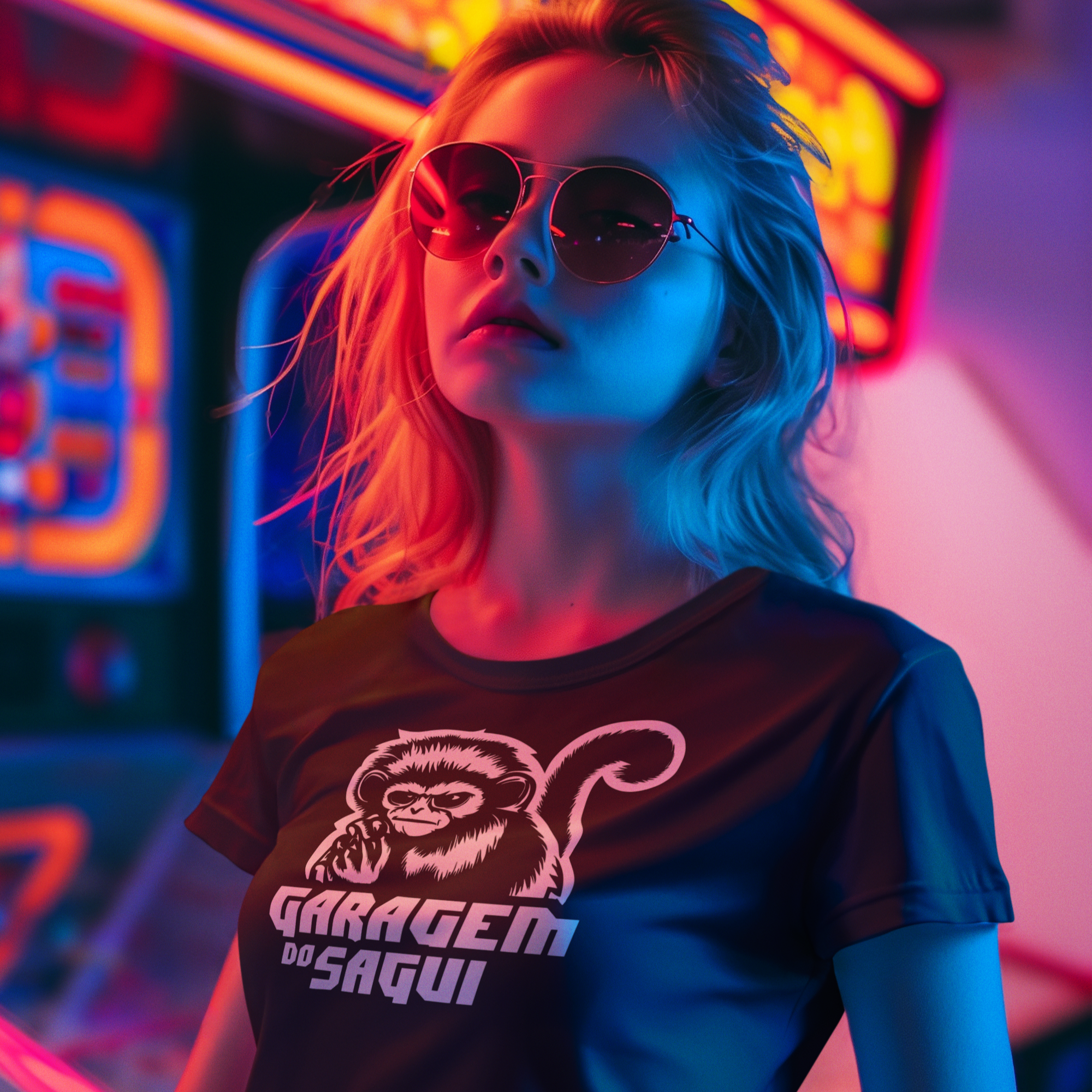 Blusinha Logo Garagem do Sagui