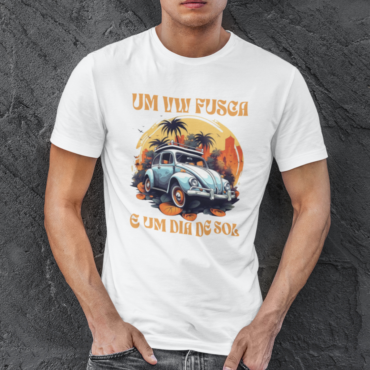 Camiseta Um Fusca e um dia de sol