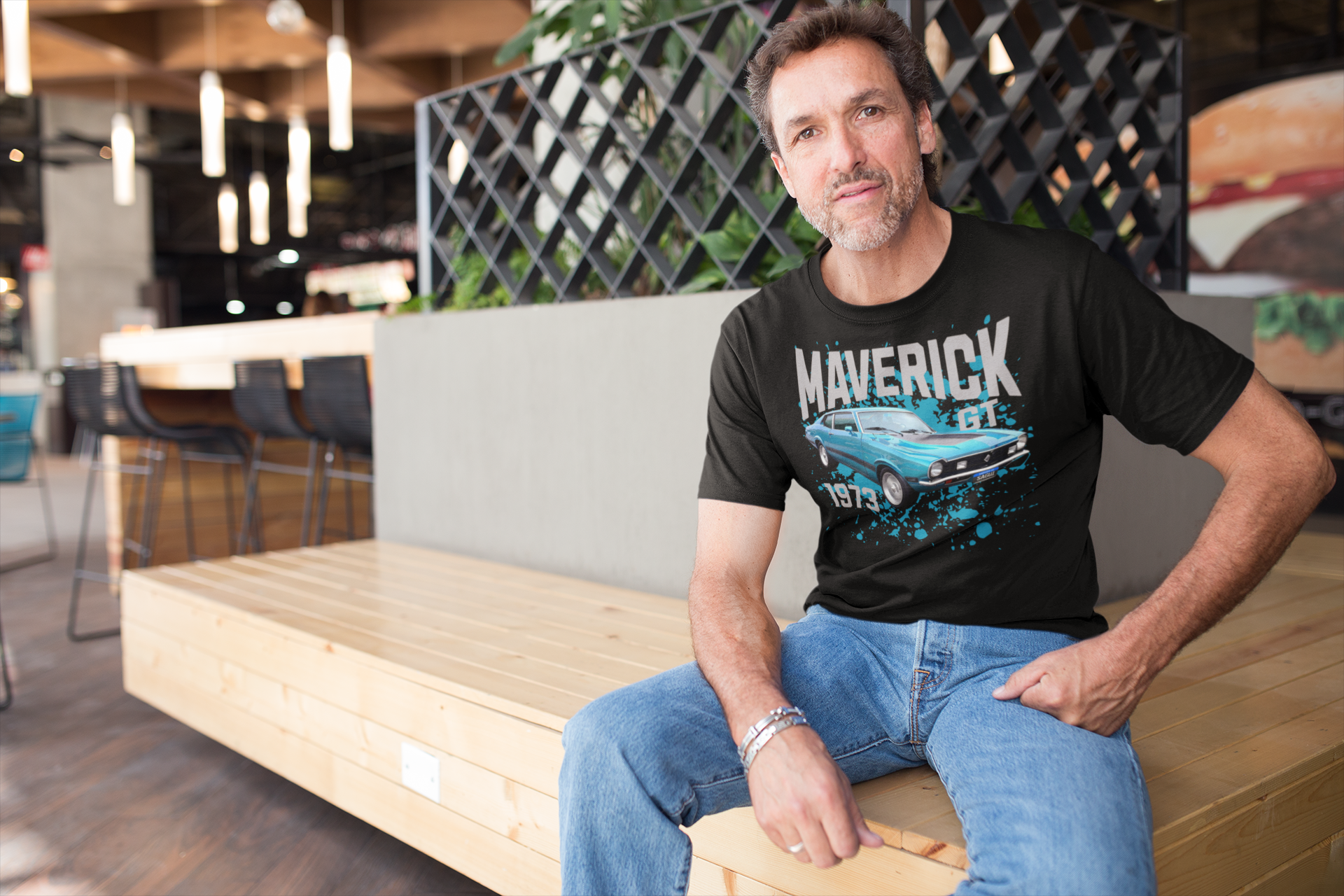 Camiseta Maverick GT V8 1973 (e)