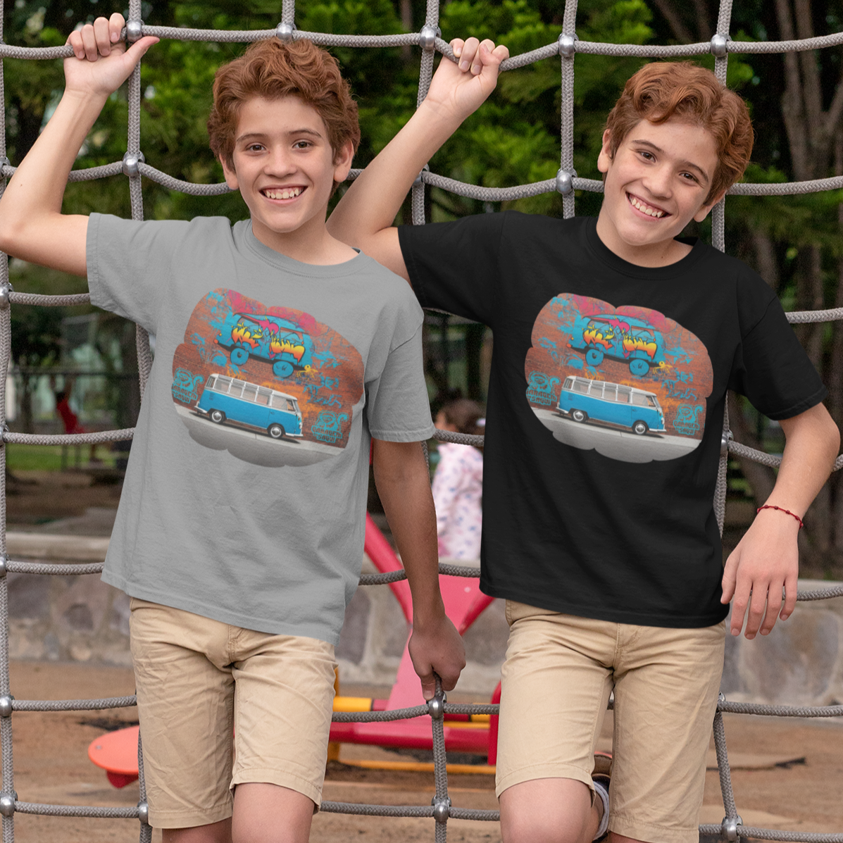 Camiseta Infantil (10 a 14) Kombi & Grafitti