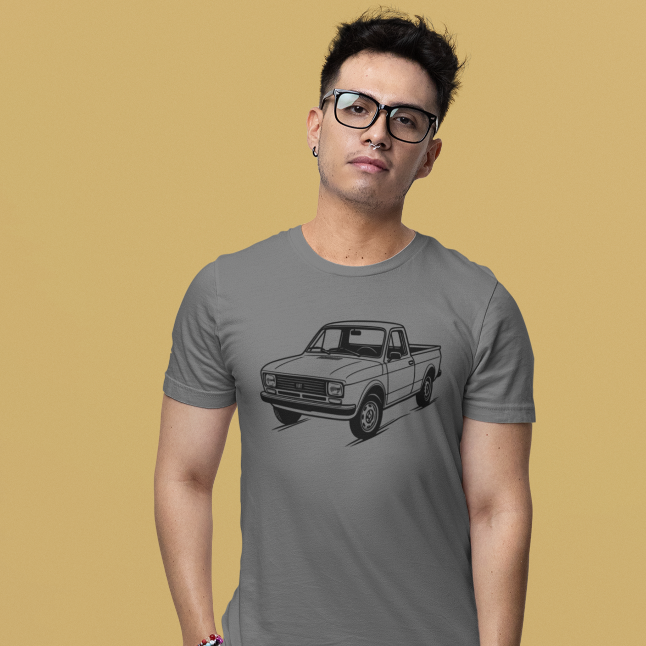 Camiseta Fiat 147 Pick-up Lineart