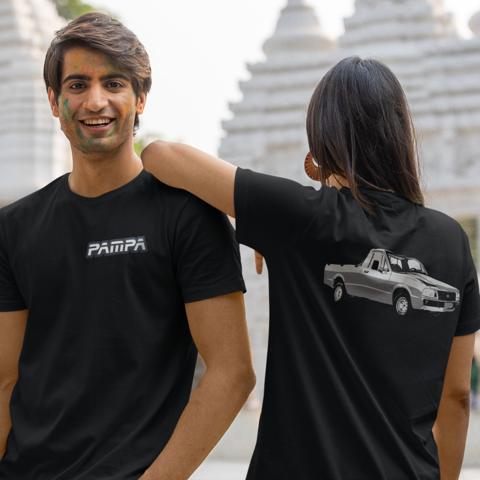Camiseta Ford Pampa Emblema e Silhueta 1