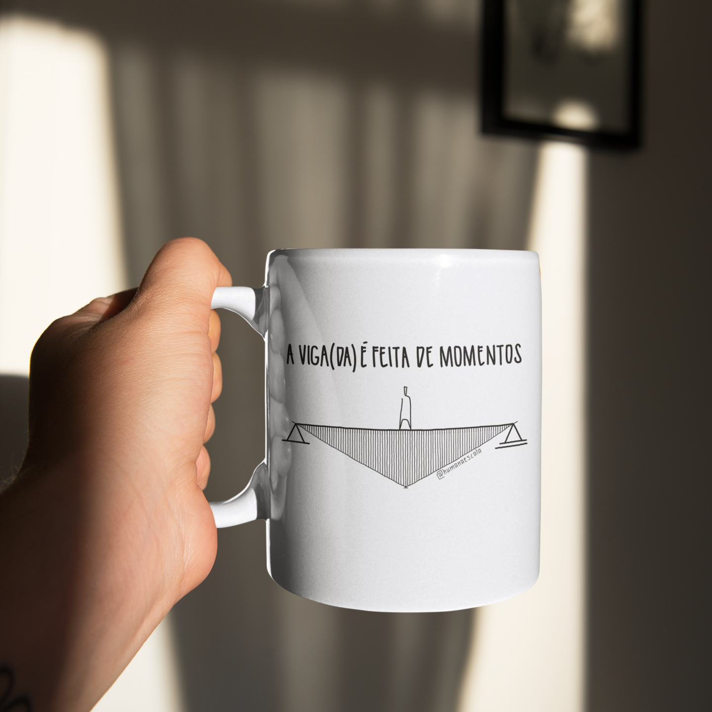 Caneca - A viga(da) é feita de momentos