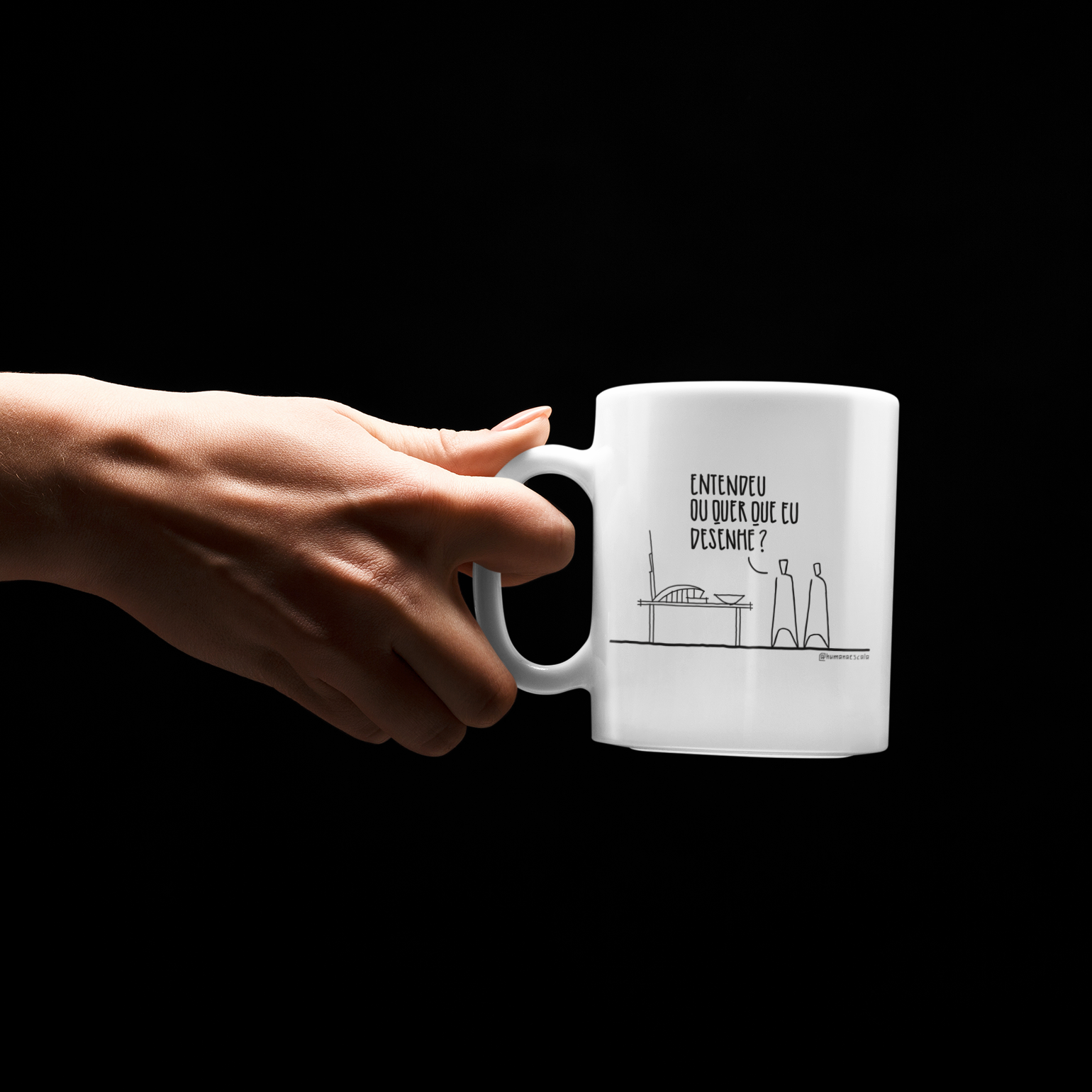 Caneca - Quer que eu desenhe?