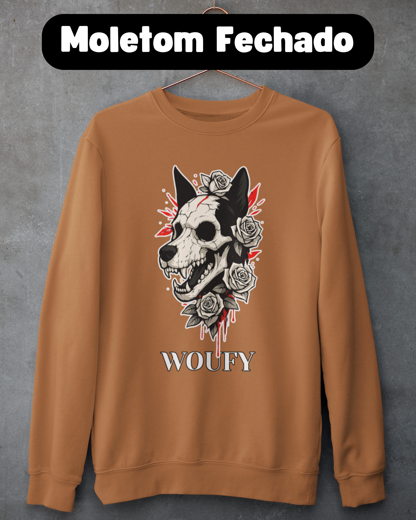 Flower Dog | Moletom Fechado