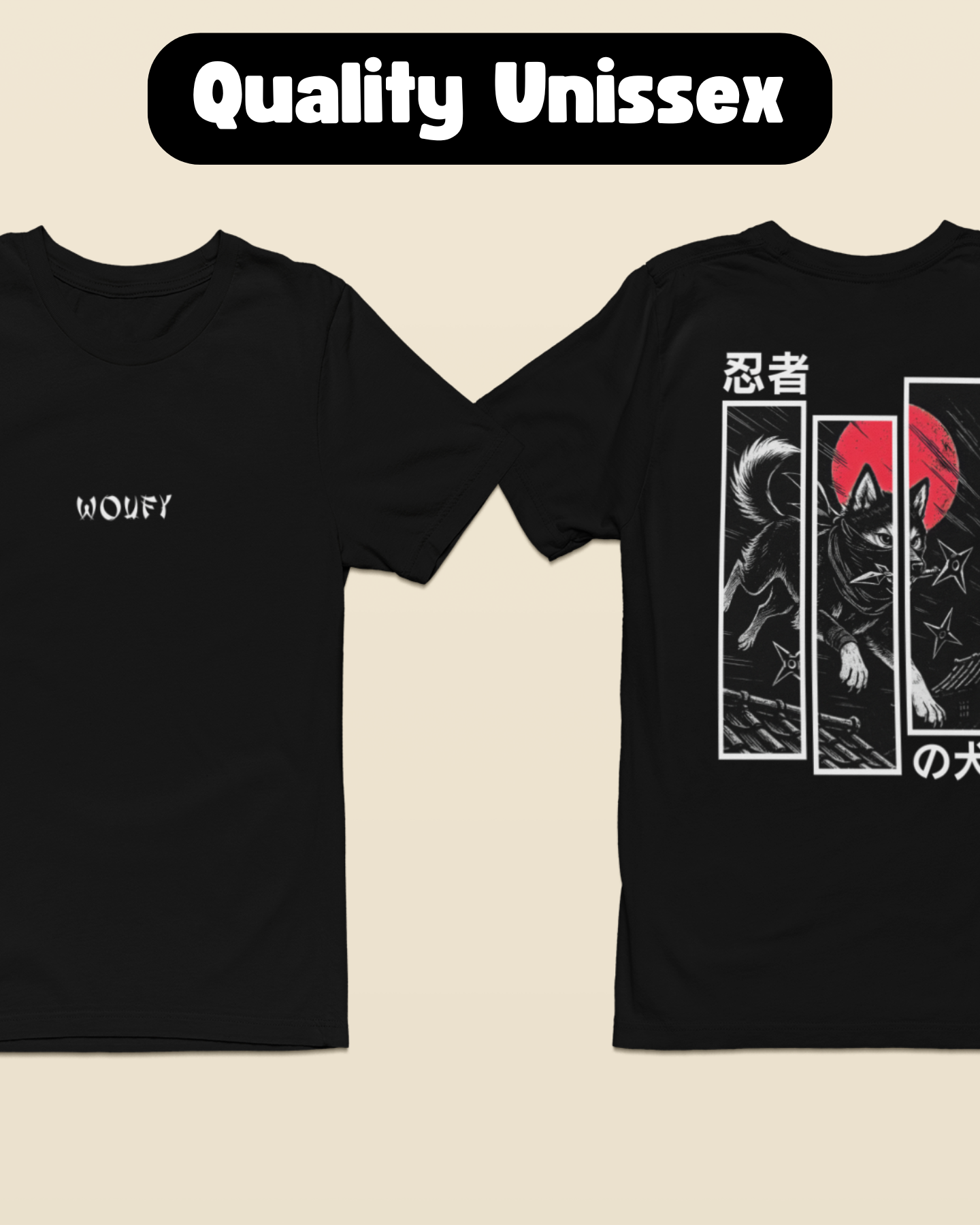 Ninja Dog | T-Shirt Quality
