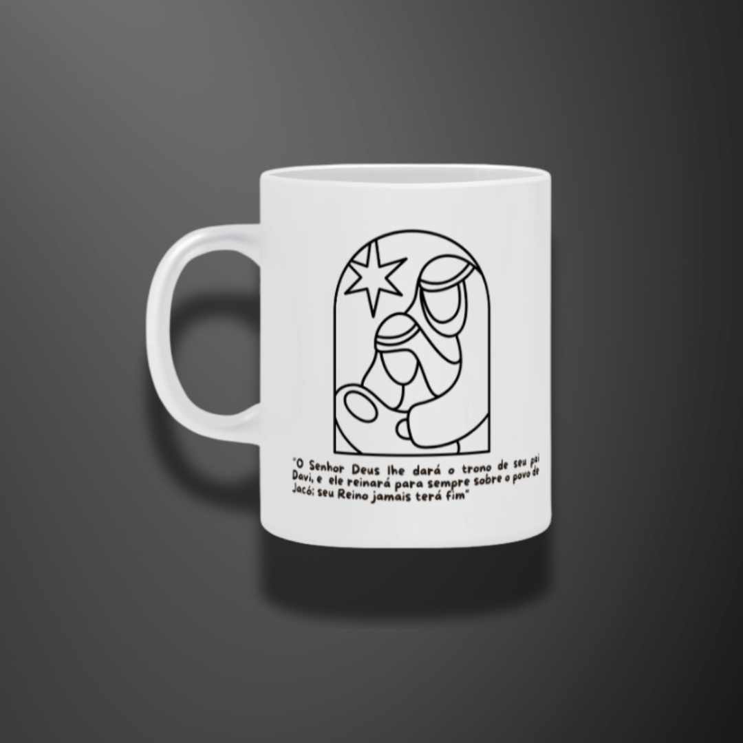 Caneca :Nascimento de Jesus