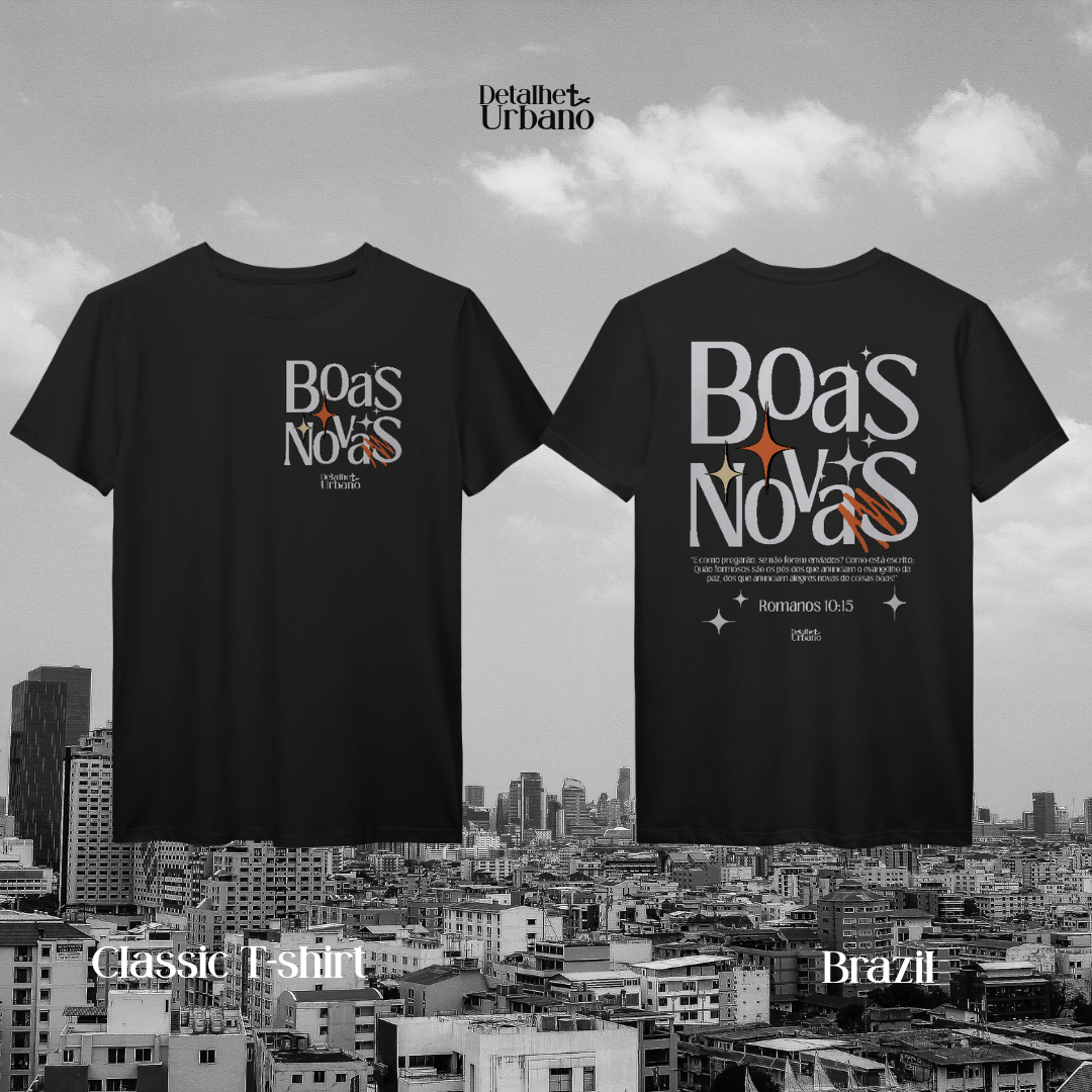 Camiseta Boas Novas Jesus