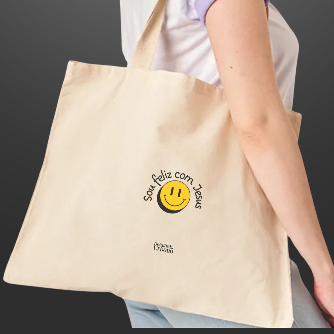 EcoBag - Feliz com Jesus