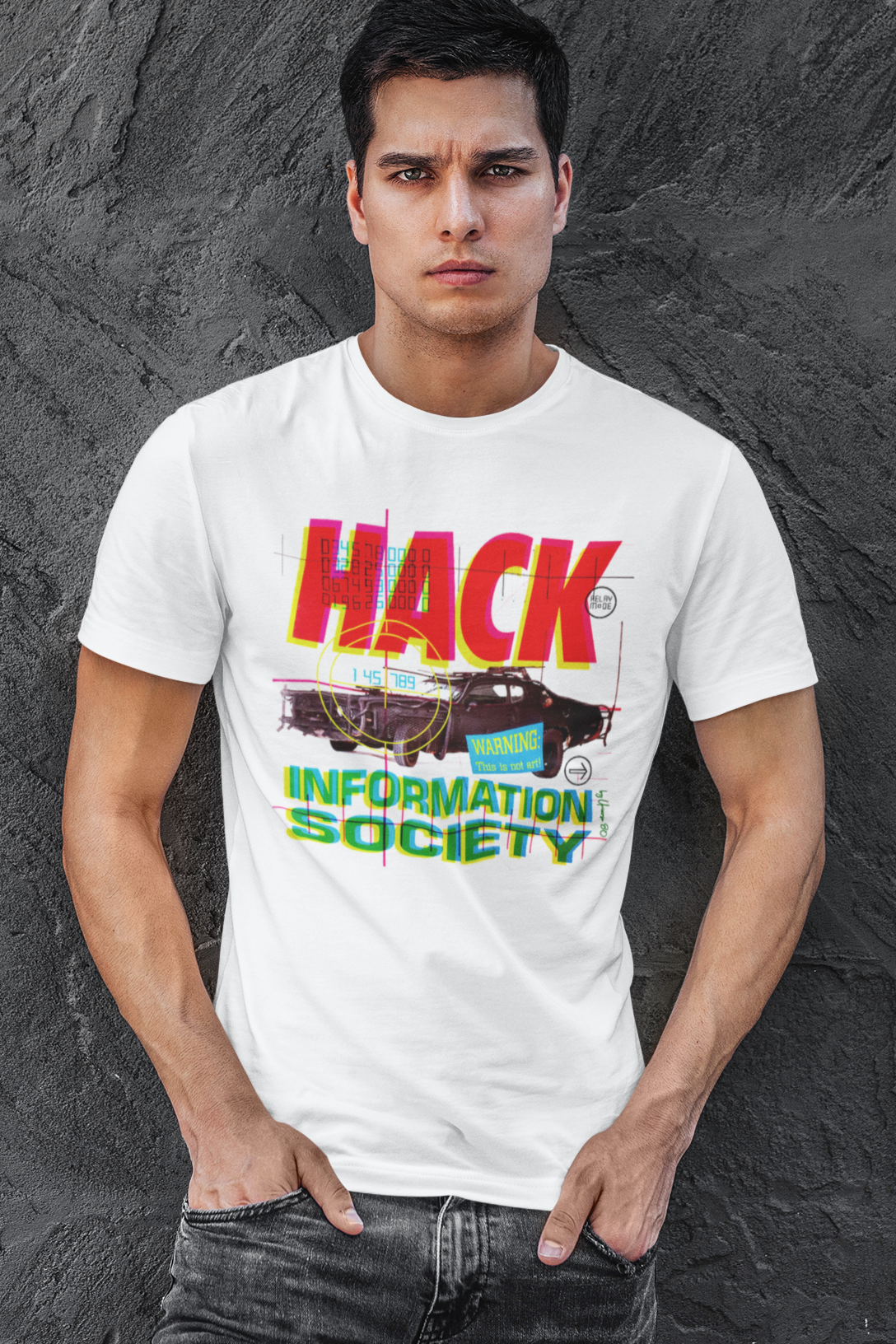 CAMISETA INFORMATION SOCIETY - HACK