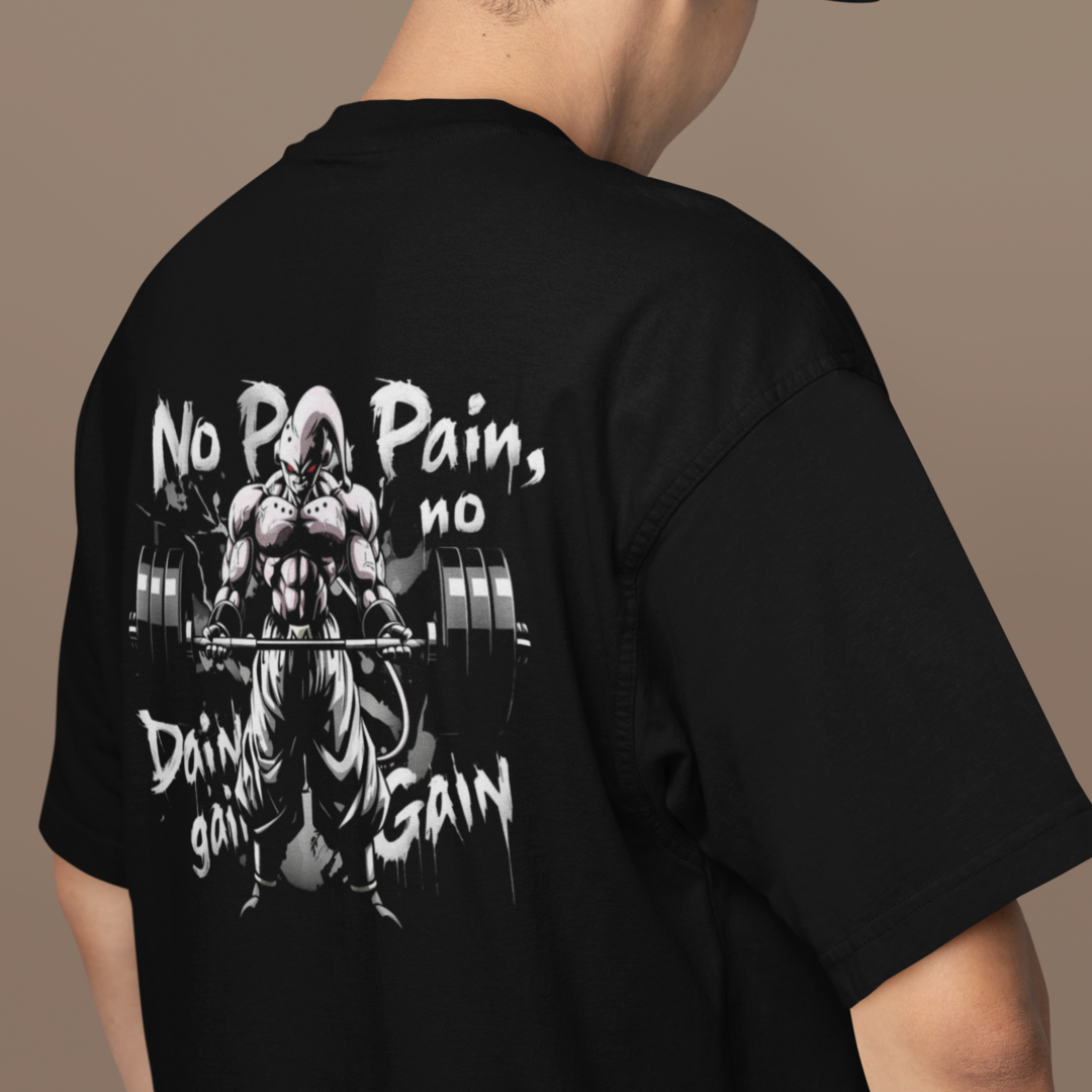 Camiseta Oversized Ss One – Majin Boo Art para Academia