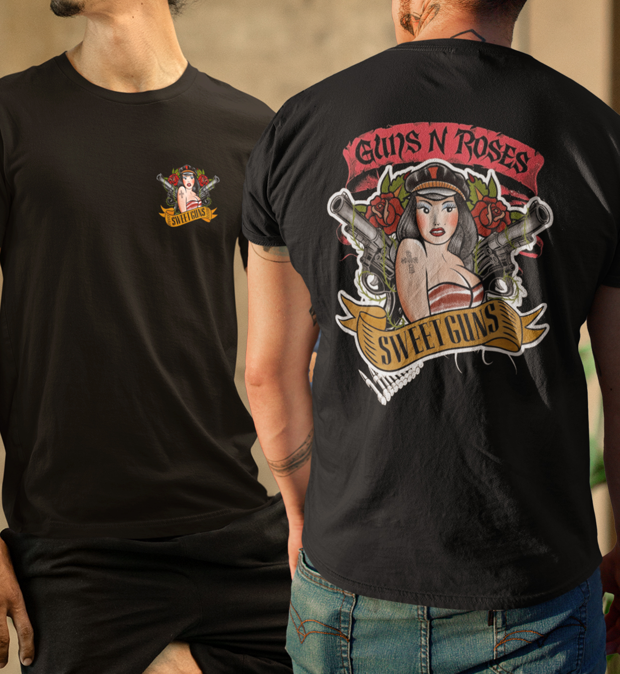 Sweet Guns - Modelo Frente e Costas
