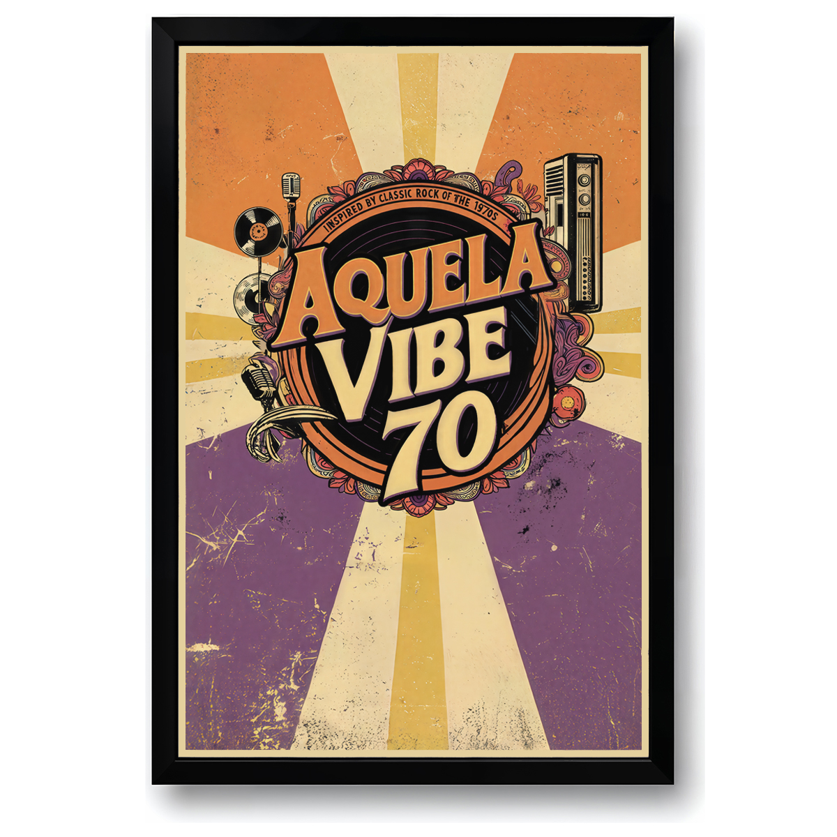 Poster Aquela Vibe 70