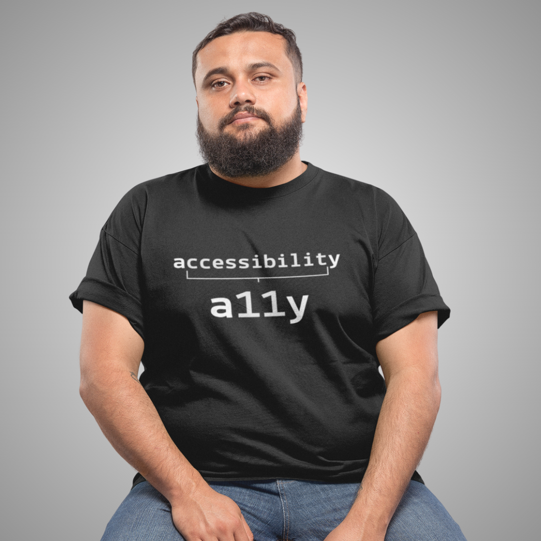 Camiseta Plus size A11y