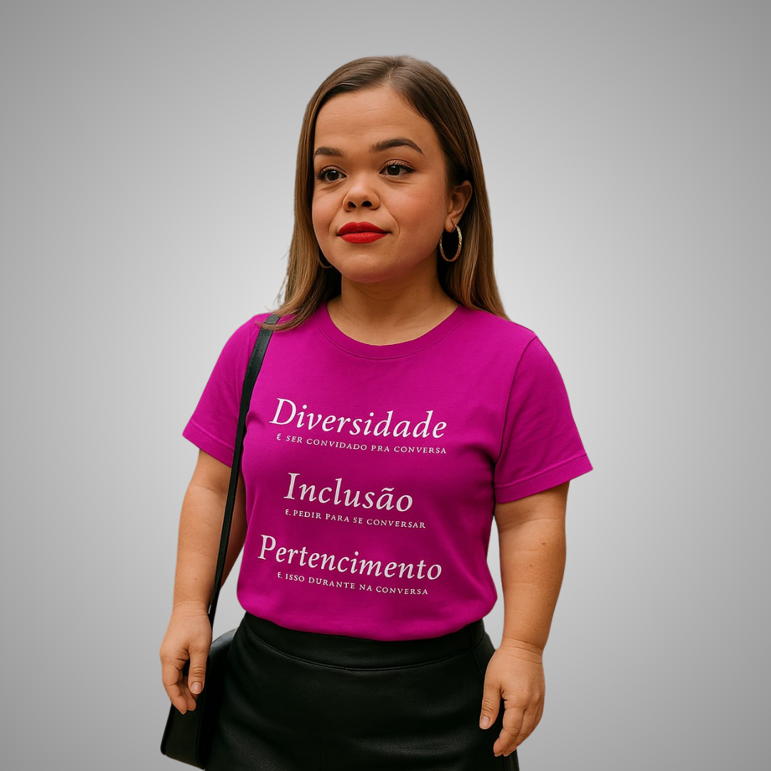 Camiseta Diversidade, Inclusão, Pertecimento