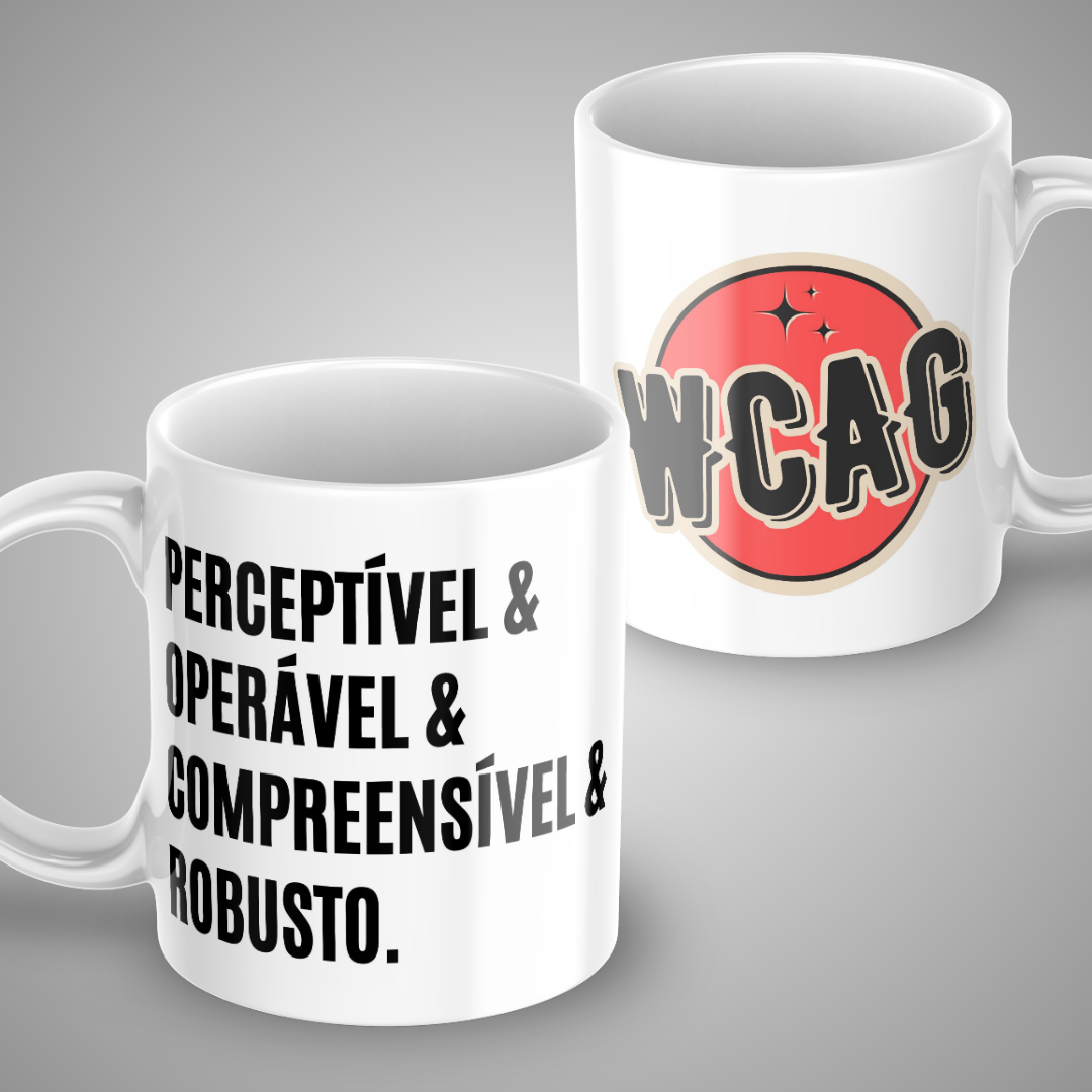Caneca WCAG