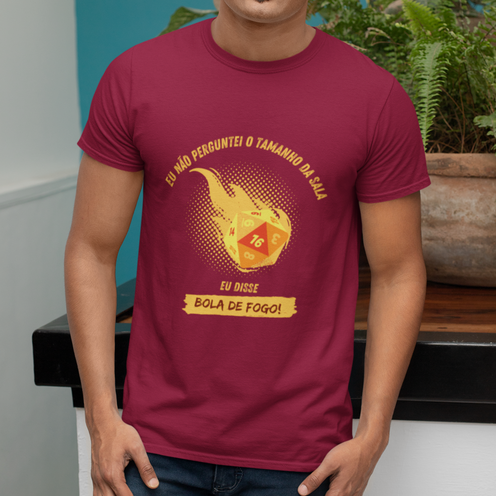 Bola de Fogo - Camiseta do Feiticeiro Impulsivo