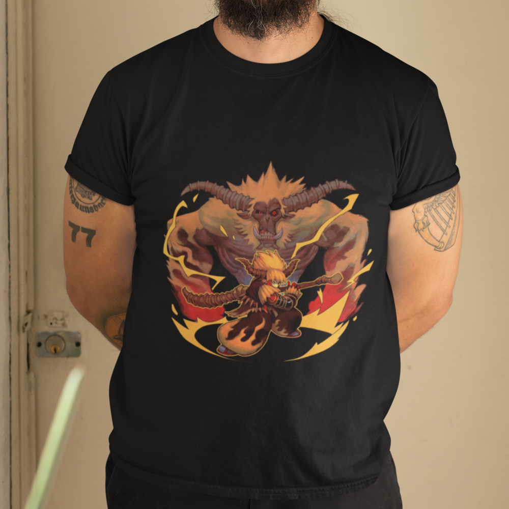 Camiseta - Rajang + Caçador Monster Hunter