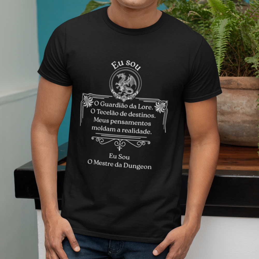 Camiseta - Eu Sou o Mestre da Dungeon