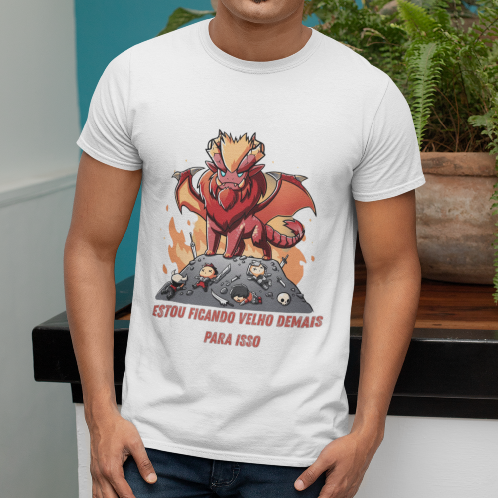 Camiseta - Velho Demais Para Isso