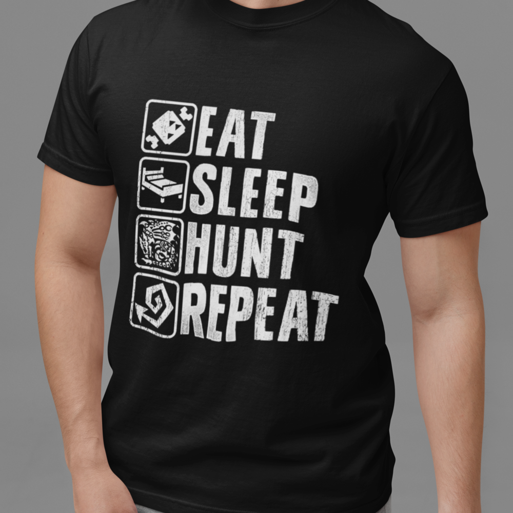 Camiseta - Eat, Sleep, Hunt, Repeat