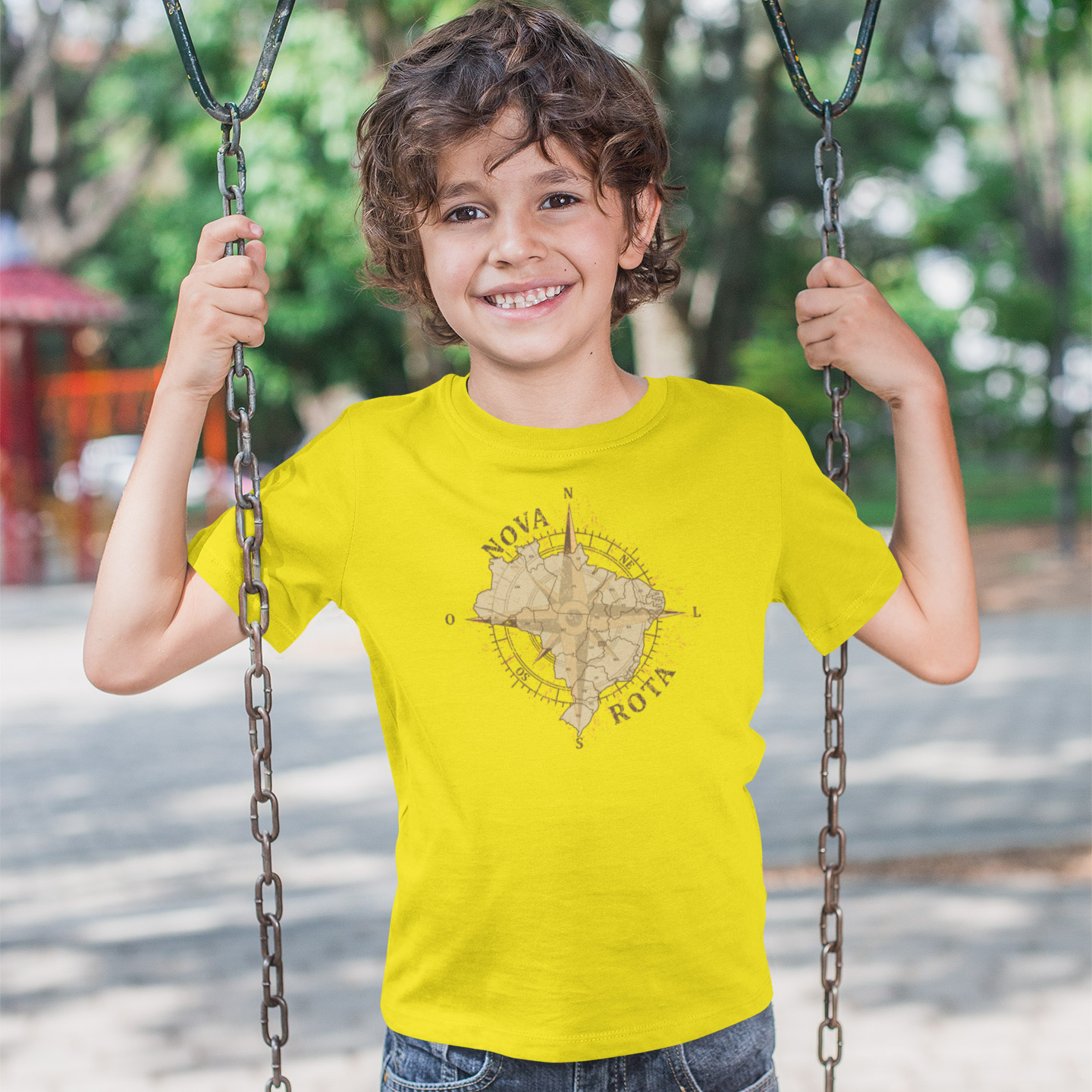 Camiseta infantil clássica - Nova Rota