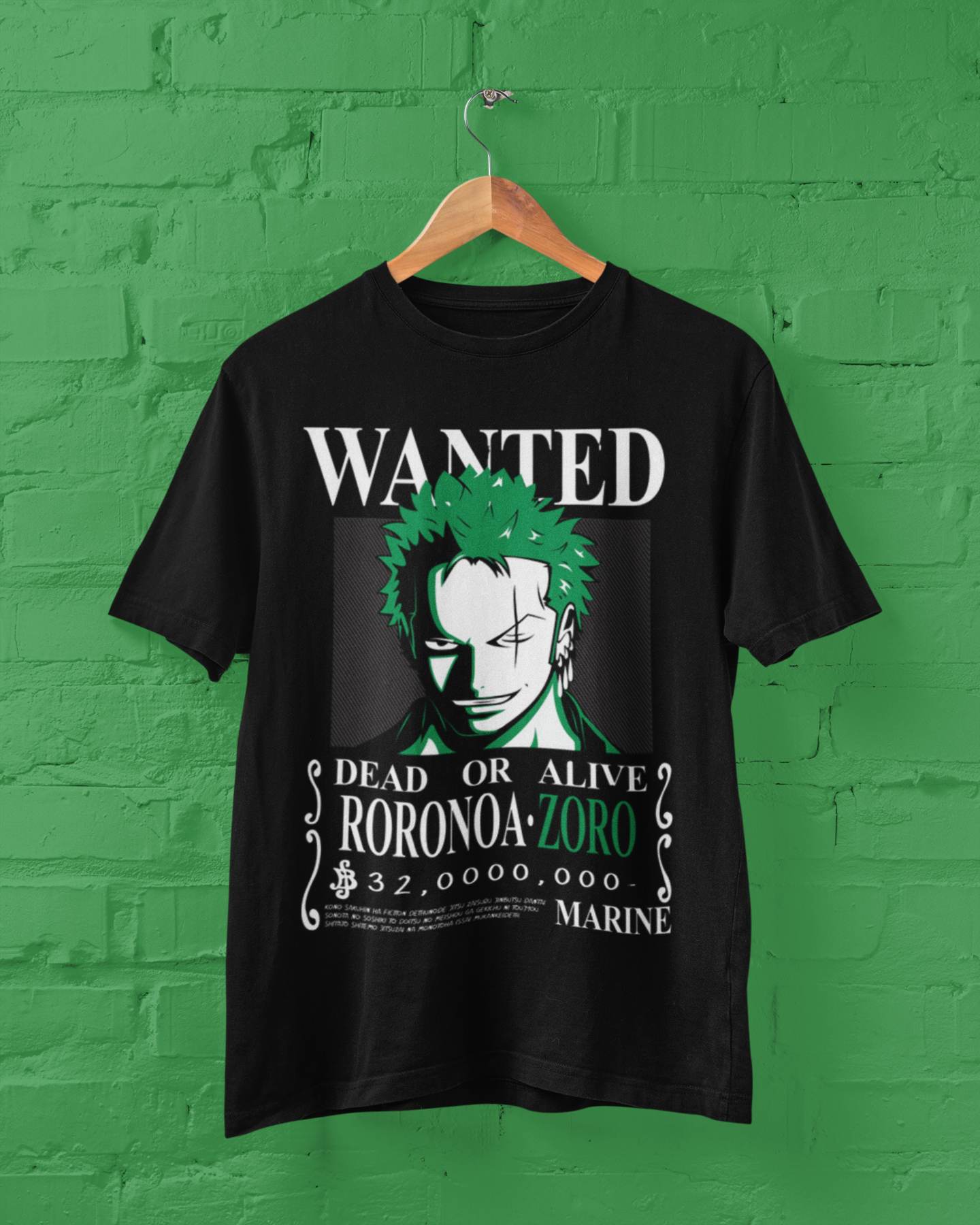 Zoro Procurado - Camiseta Unissex