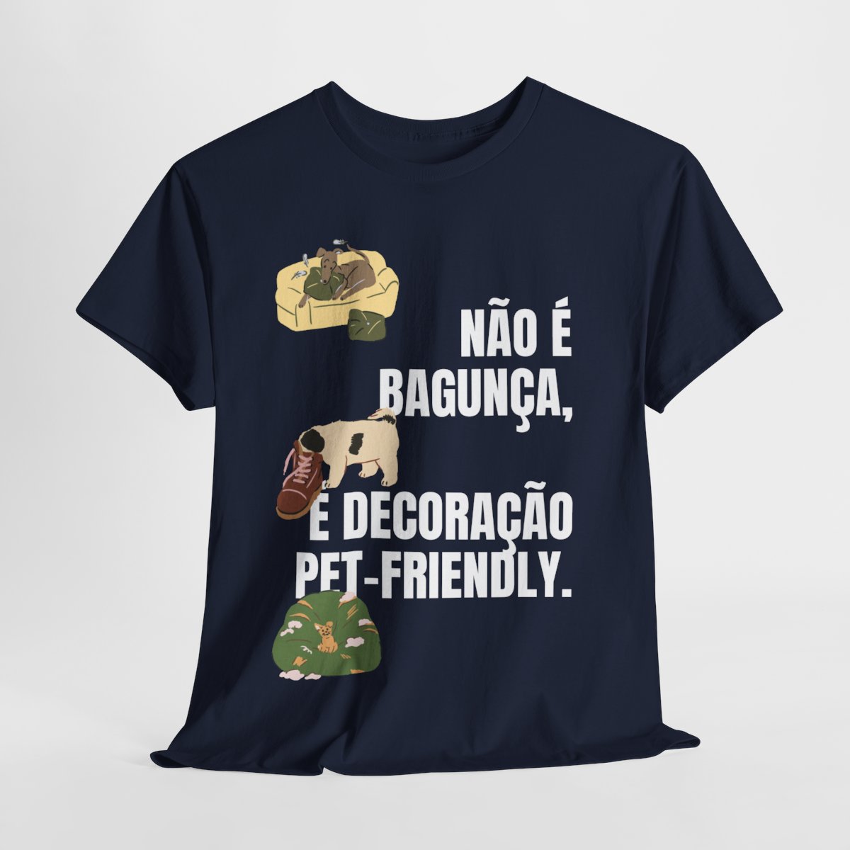 Camiseta Decoração Pet-Friendly