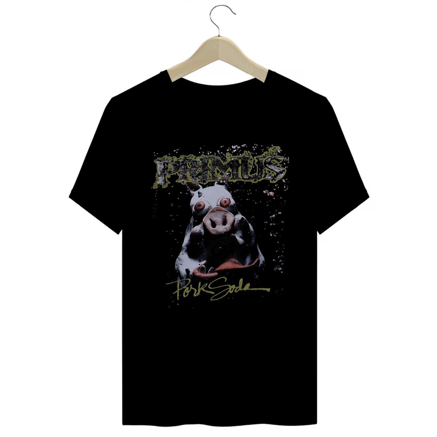 Camiseta Premium Primus - Pork Soda - Coleção Rock
