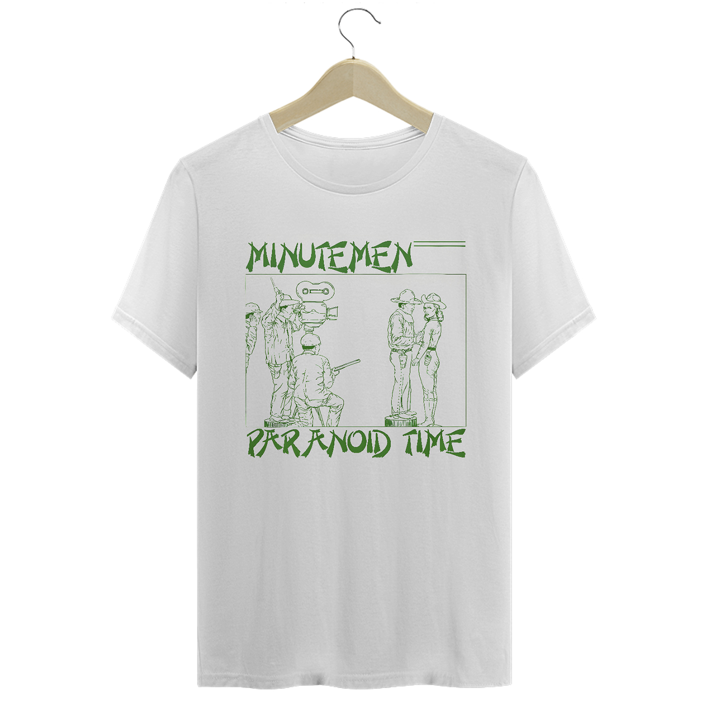 Camiseta Premium Minutemen - Paranoid Time Punk Alternativo 80s - Coleção Rock/Punk