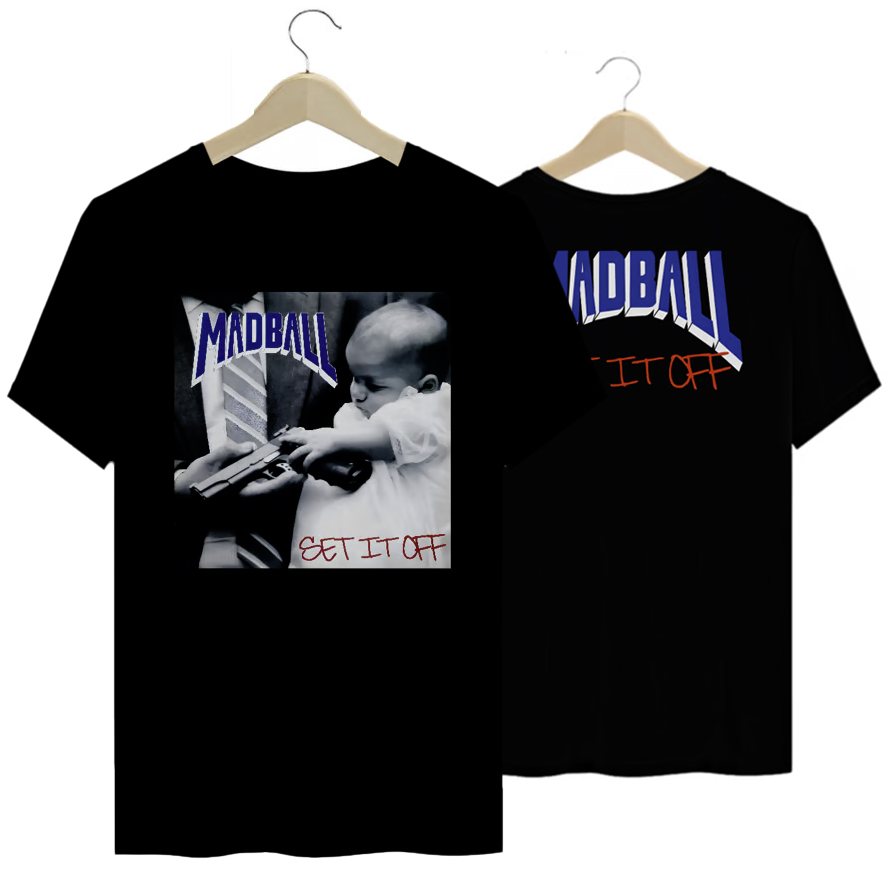 Camiseta Prime MadBall - Set It Off Hardcore NYHC Clássico - Coleção Punk/Hardcore