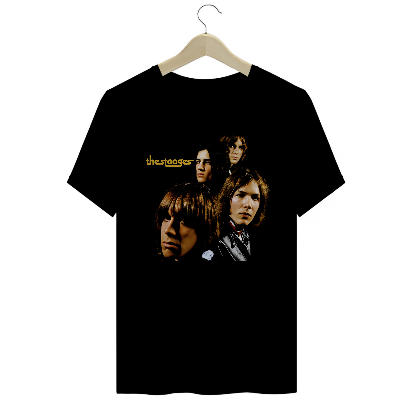 Camiseta Premium The Stooges Proto-Punk Iggy Pop & Rock Garage Anos 70- Coleção Rock/Punk/Hardcore