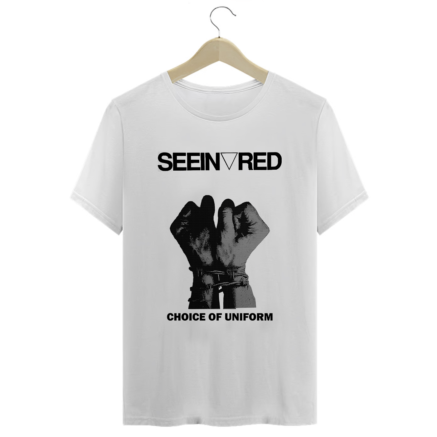 Camiseta Premium Seein Red - Coleção Punk/Hardcore