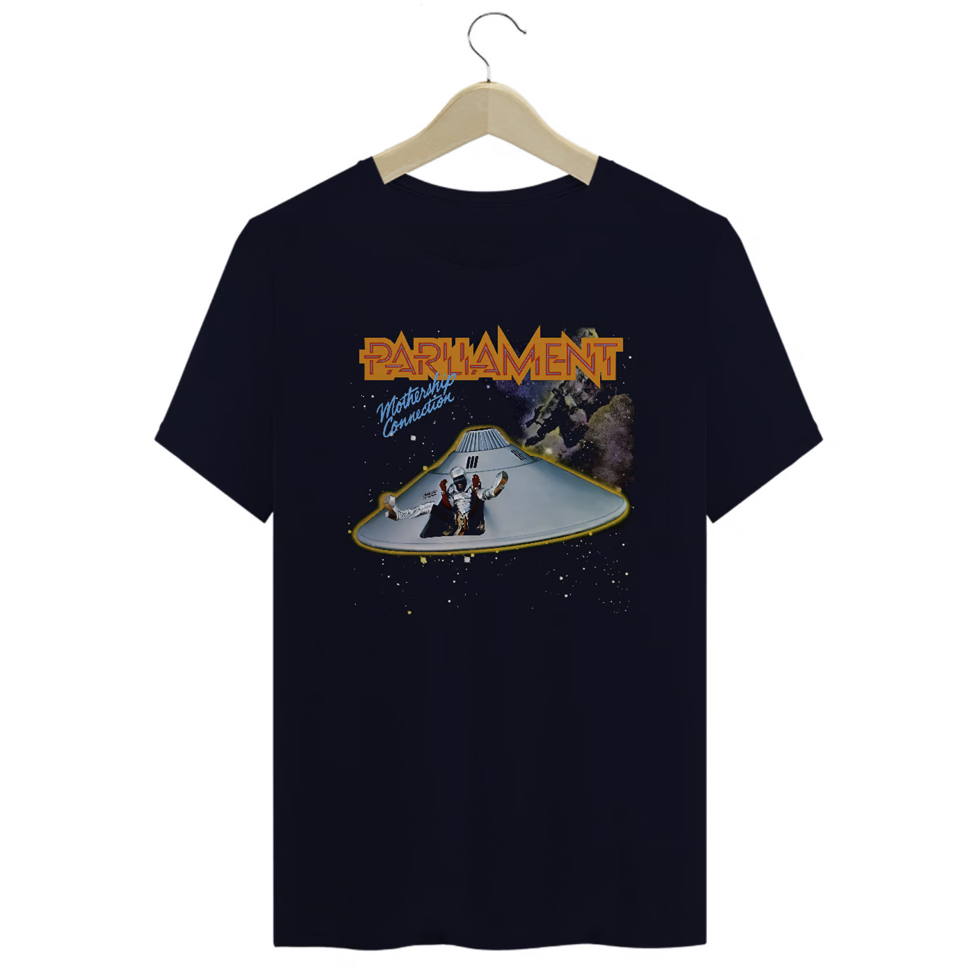 Camiseta Premium Parliament - Mothership Conection - Coleção Funk