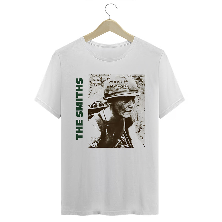Camiseta Premium The Smiths - Meat Is Murder - Coleção Rock 
