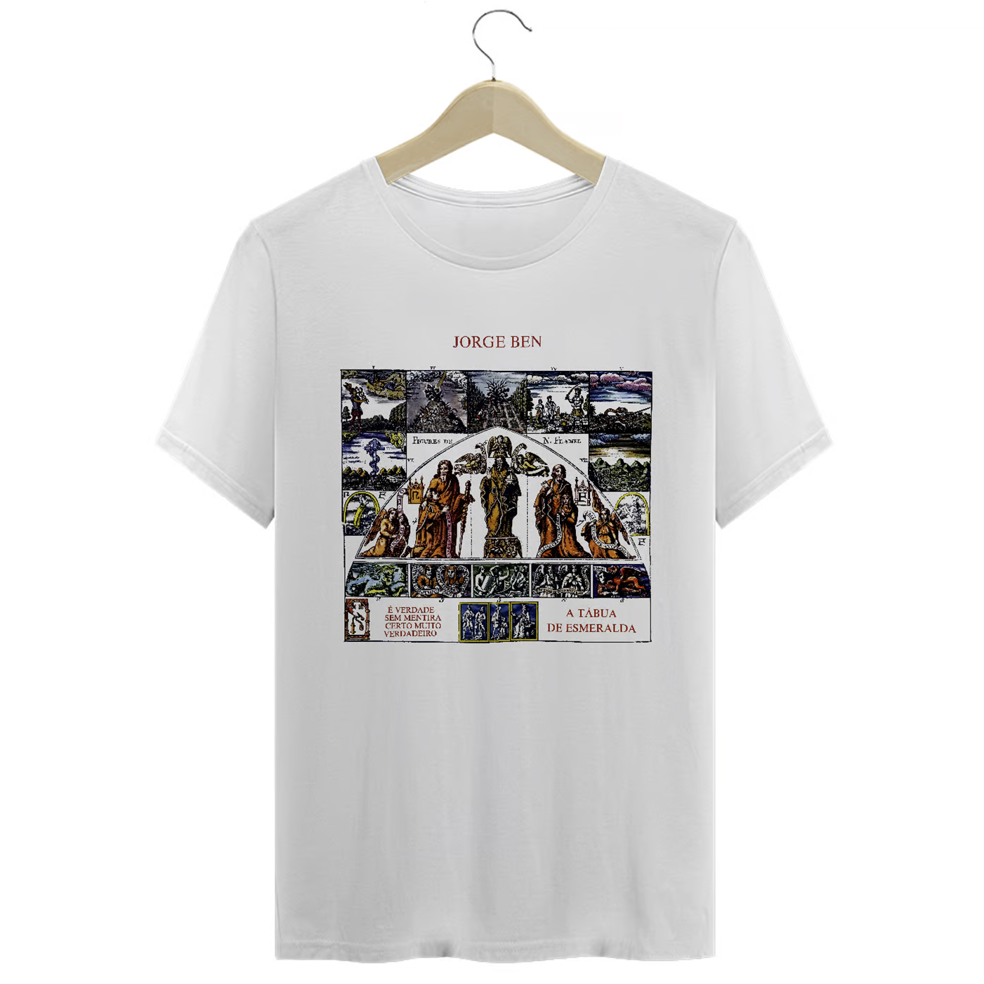 Camiseta Premium Jorge Ben – A Tábua de Esmeralda - Coleção MPB