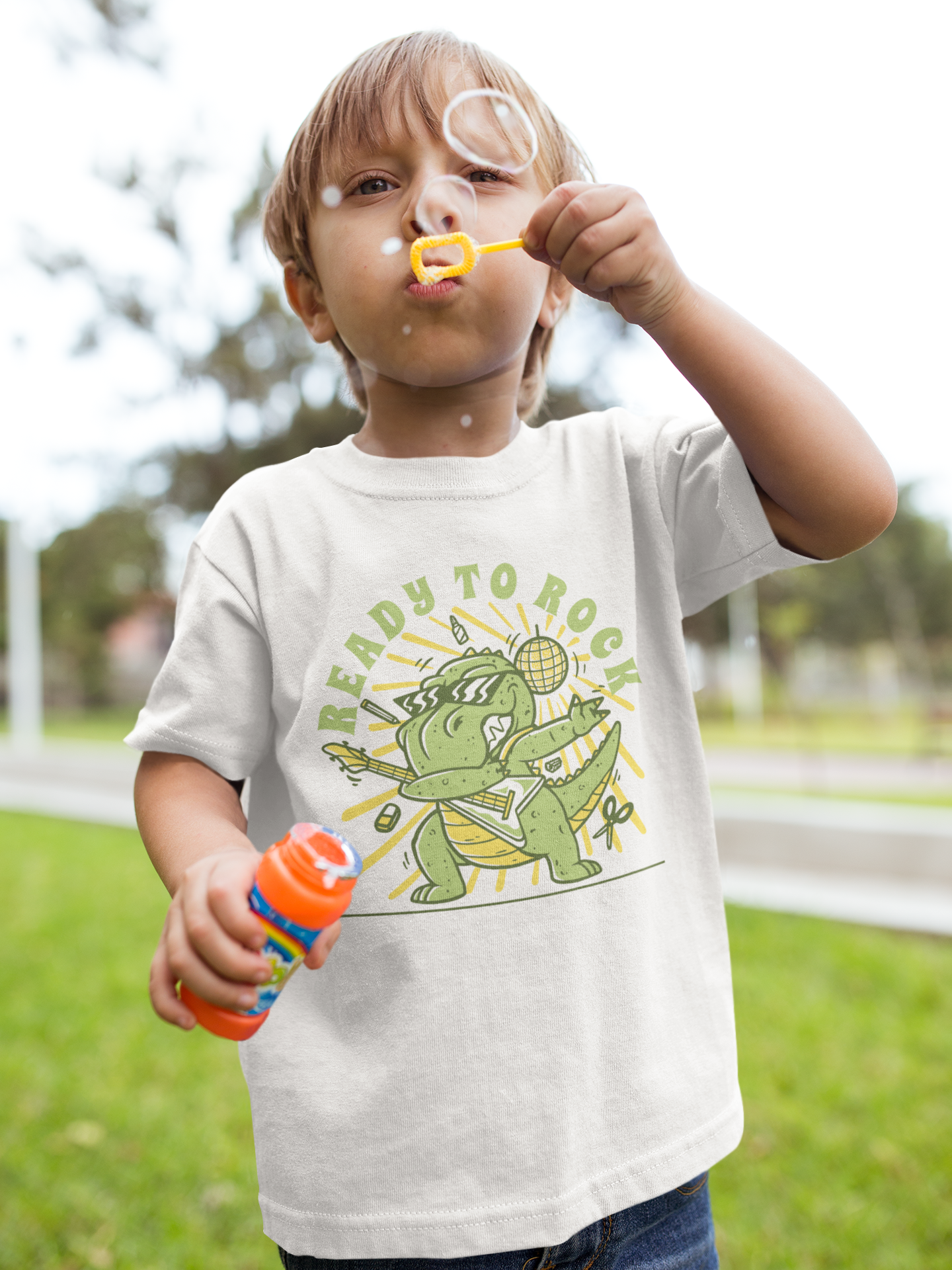 Camiseta Ready to Rock (2 a 14 anos)