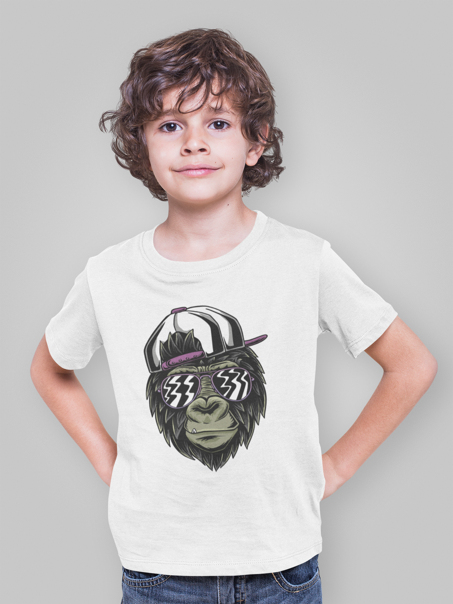 Camiseta Monkey Stile (2 a 14 anos)