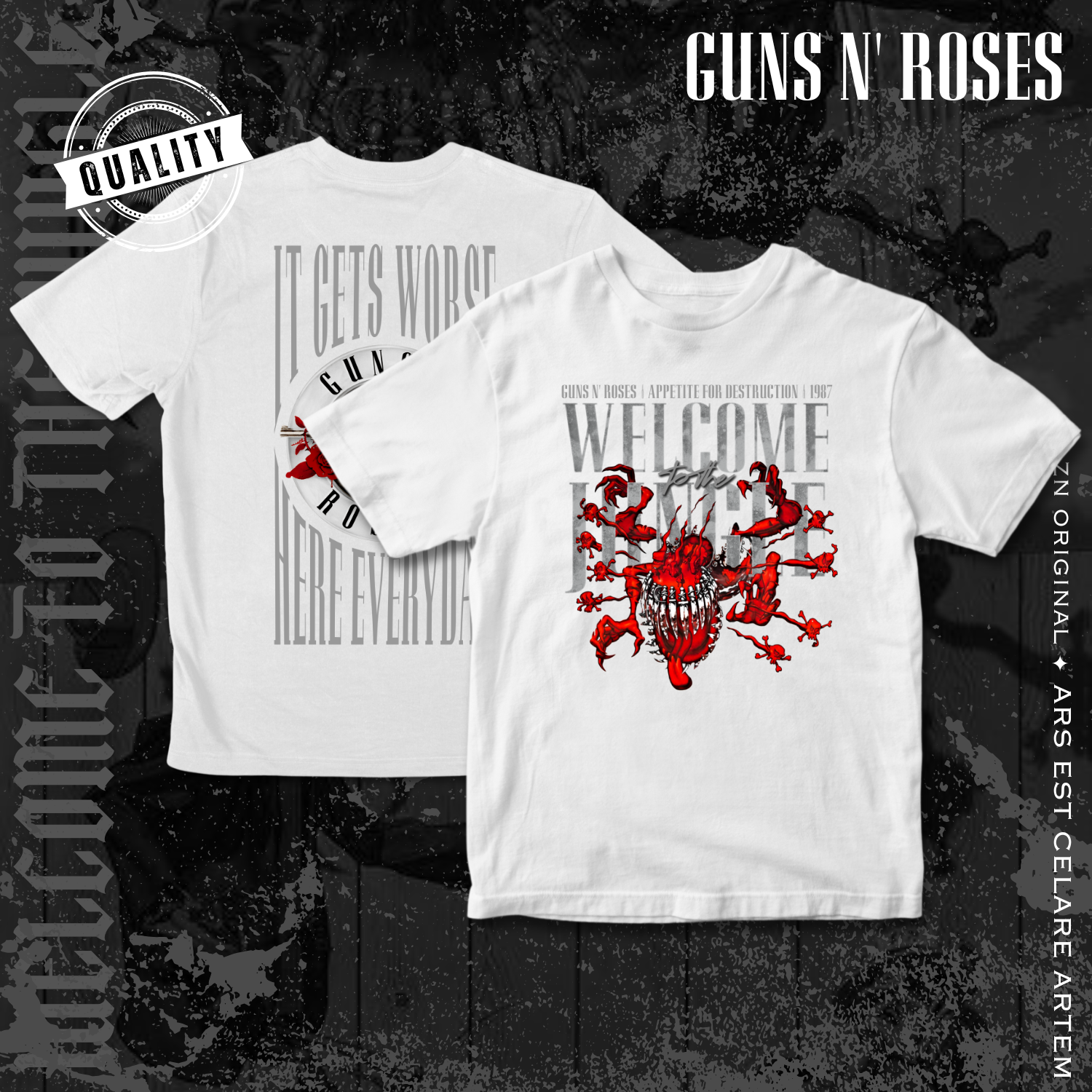 Guns N' Roses - Welcome to the Jungle [QUALITY]
