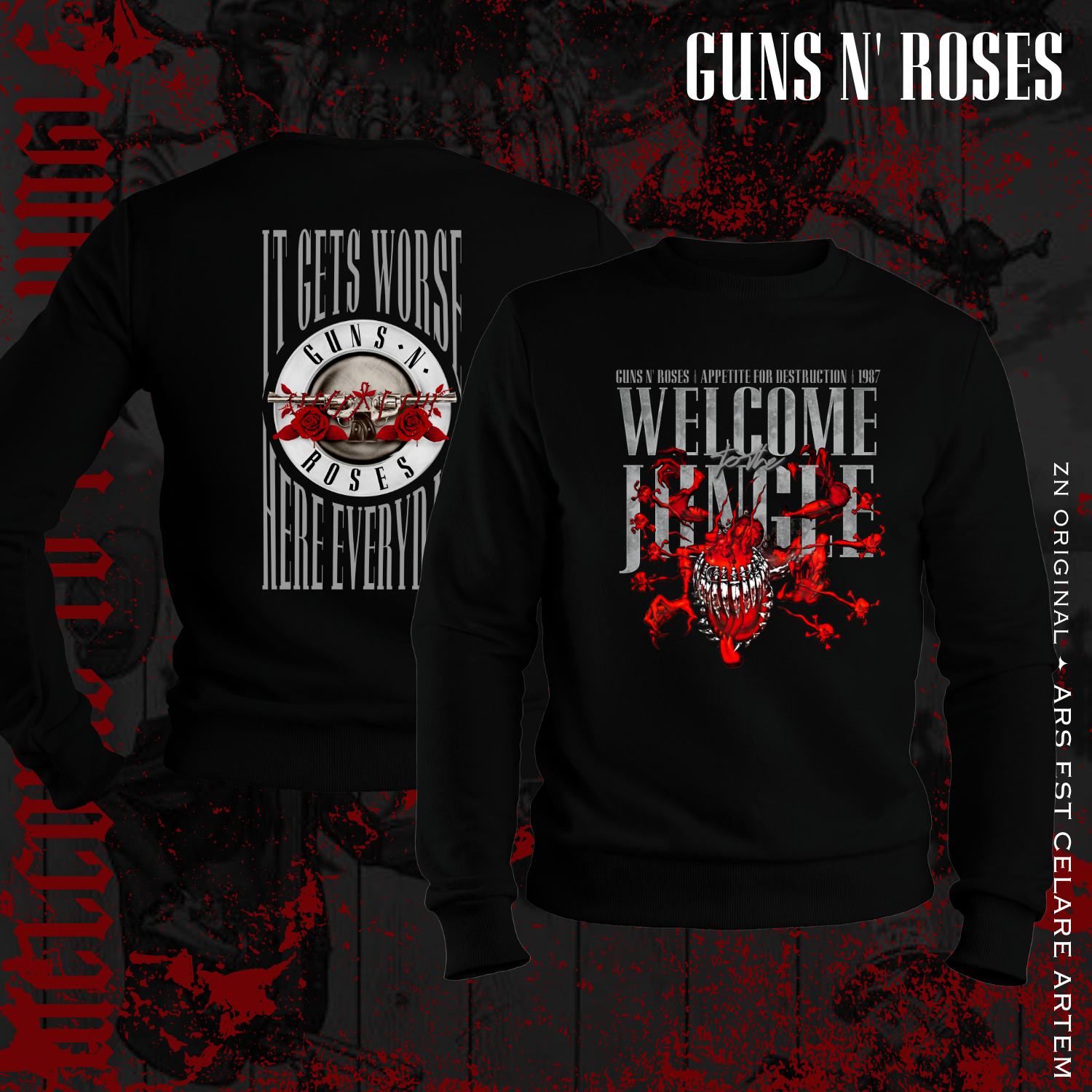Moletom Guns N' Roses - Welcome to the Jungle