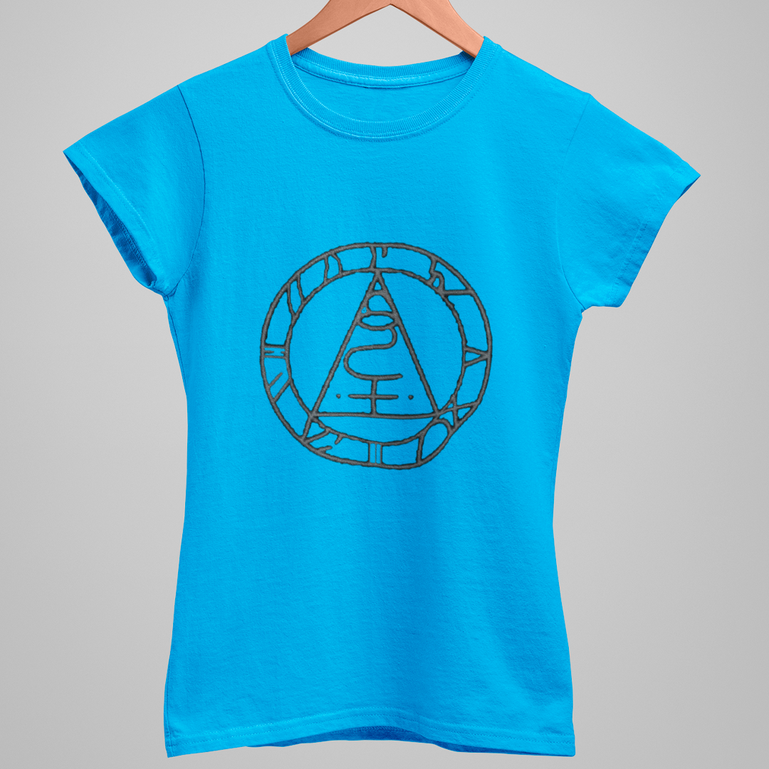 Camiseta feminina Baby Look Selo de Metatron