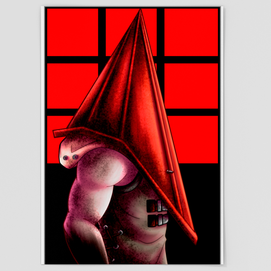 Pôster Pyramid Head (vários tamanhos)