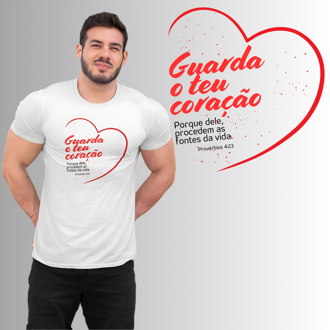 [Quality] Camiseta Guarde teu Coração