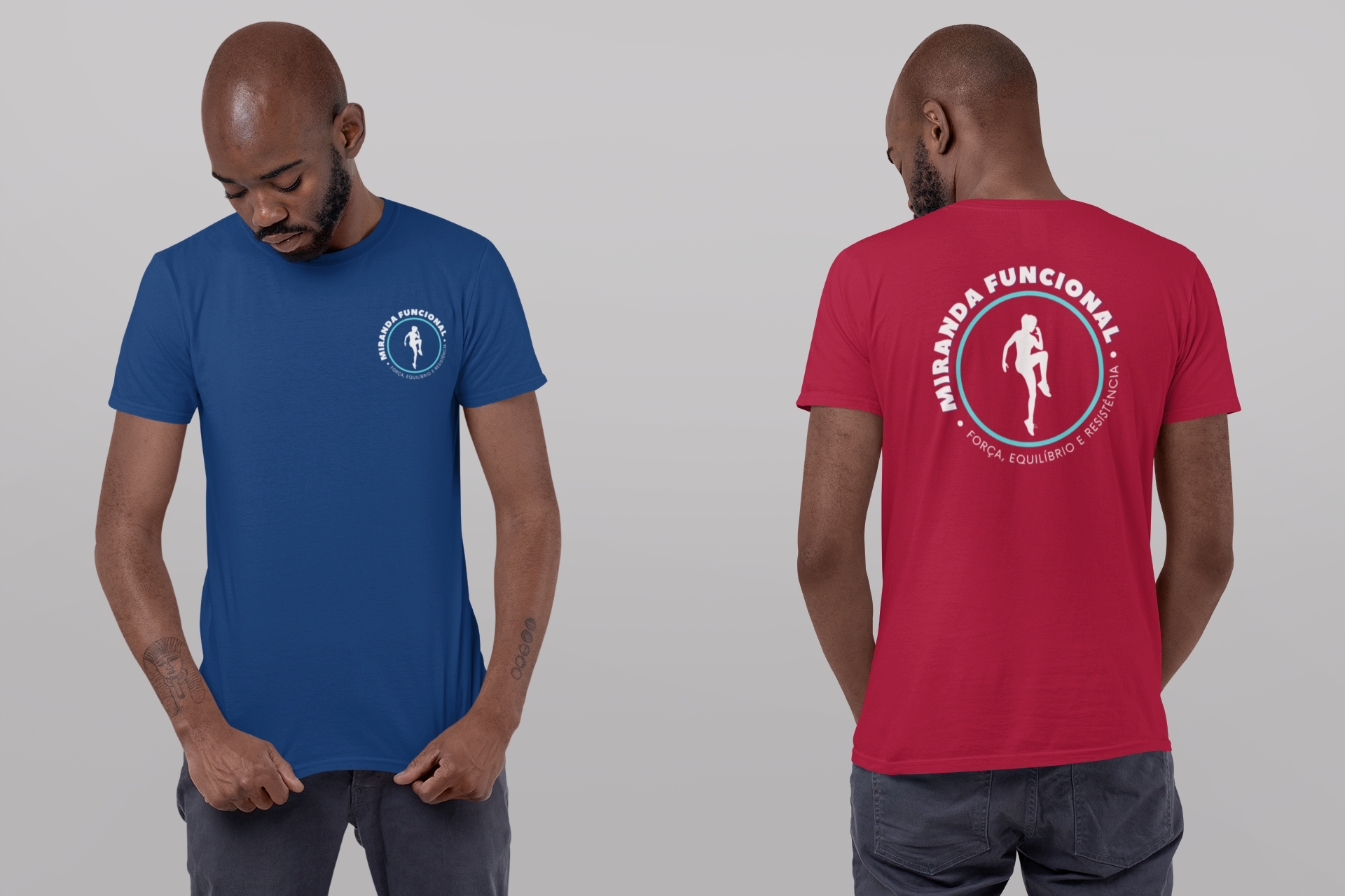 Camiseta Miranda Funcional (Classic) - Frente e Verso - Preta e coloridas