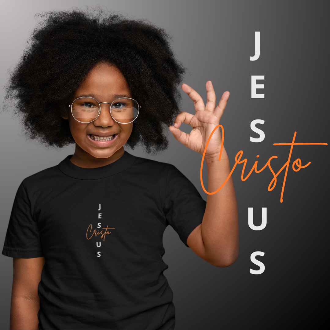 [Infantil] Camiseta Jesus Cristo (10 a 14 anos)