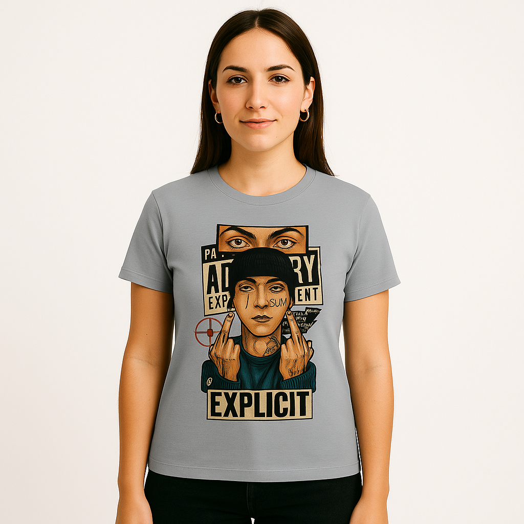 Camiseta Explicit Unissex – Estampa Provocativa Streetwear OxVibe